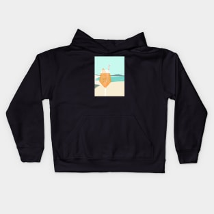 Spritz over Mount Vesuvius, Naples, Italy Kids Hoodie